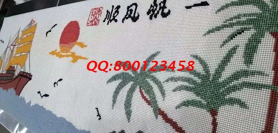 11月25日，想做手工之家的珠繡手工活代理加工項(xiàng)目，這個(gè)可以在家做的手工活很滿意，每次會(huì)領(lǐng)多少加工材料？圖為勵(lì)志珠珠繡成品細(xì)節(jié)實(shí)拍