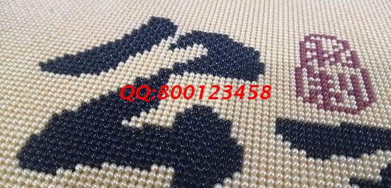 12月9日，可以寄到家做的手工活，正規(guī)的珠繡手工活外發(fā)加工項(xiàng)目讓人放心，圖為勵(lì)志珠珠繡定制產(chǎn)品細(xì)節(jié)實(shí)拍(圖2)