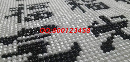 12月14日，年終歲末，找手工活做，在家做手工活掙錢，這個寄到家做的手工活外發(fā)加工項目很不錯，圖為勵志珠珠繡成品細節(jié)實拍(圖3)