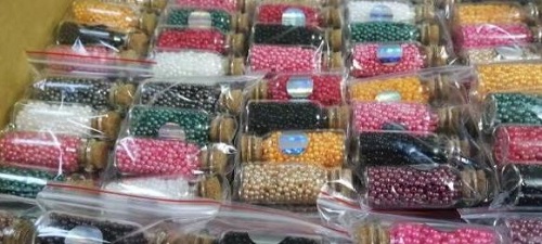 10月4日，手工兼職招聘帶回家做，手工活外發(fā)加工，積極扶持，手工之家的這個(gè)項(xiàng)目是很多人創(chuàng)業(yè)的好選擇，圖為勵(lì)志珠珠繡串珠手工材料剪影