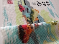 5月29日，正規(guī)手工活大批量外發(fā)加工，帶回家做手工活，剛開始做珠繡串珠外發(fā)手工活的什么產品好，圖為勵志珠珠繡純手工產品剪影