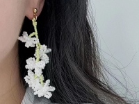 7月16日，手工活外發(fā)一手貨源，開飾品加工廠，居家靈活就業(yè)創(chuàng)業(yè)好選擇，與手工之家合作，遠(yuǎn)近不是問(wèn)題，圖為串珠米珠繡手工產(chǎn)品剪影