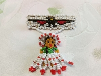 3月1日，外發(fā)手工正規(guī)平臺，兼職手工在家可做，小成本創(chuàng)業(yè)開手工加工廠、做手工傳承官，與手工之家合作，大家都有滿意的地方，圖為串珠米珠繡純手工產(chǎn)品剪影
