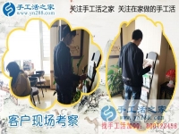 4月16日，想接正規(guī)廠家的手工活就來這里，手工活外發(fā)加工廠家手工之家接待考察加工客戶剪影