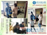 5月15日，想接正規(guī)廠家的手工活就找雅薇麗珠繡手工加工回收項(xiàng)目，手工之家接待考察加工客戶剪影