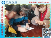 1月13日，正規(guī)供料的手工活，想接正規(guī)廠家的手工活，就是珠繡免押金手工活，手工之家接待考察加工客戶剪影