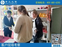 3月21日，在家做什么手工活能掙錢？大家都選這個(gè)賺錢的手工活。手工之家接待考察加工客戶剪影