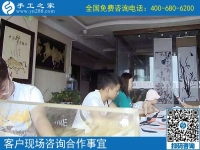 7月16日，正規(guī)的手工活外包，手工加工回收項目，手工之家接待考察加工客戶剪影