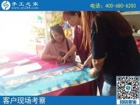 8月16日，找正規(guī)可靠、可以寄到家做的手工活掙錢(qián)，手工之家接待考察加工客戶(hù)剪影