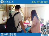 8月31日，可以帶回家做的手工活，勵(lì)志珠珠繡是個(gè)好選擇，手工之家接待考察加工客戶(hù)剪影