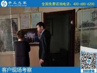 11月18日，手工活外發(fā)回收，手工活代理加工項(xiàng)目就選正規(guī)企業(yè)，手工之家接待考察合作加工客戶剪影