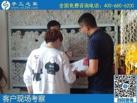 6月24日，拿回家做的手工活創(chuàng)業(yè)項(xiàng)目，勵(lì)志珠珠繡值得信賴(lài)和托付，手工之家接待考察合作加工客戶剪影