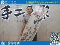 8月8日，可以在家做的手工活，拿回家做的手工活，選擇這個(gè)收益有保障的珠繡手工就對(duì)了。手工之家接待考察加工客戶(hù)剪影