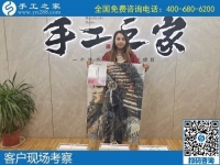 10月3日，手工活外發(fā)回收，這個可以寄到家做的手工活讓人安心在家掙錢，手工之家接待考察合作加工客戶剪影