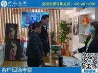 10月23日，手工活外發(fā)，拿回家做的手工活怎么找？來這里就對了，手工之家接待考察合作加工客戶剪影