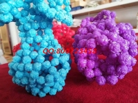 5月3日，拿回家做的手工活要找長期穩(wěn)定的，一直供料的手工活加工項目非遺手工珠繡是大家共同的選擇，圖為勵志珠珠繡串珠純手工成品實拍