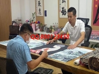 9月17日，想做合格的外發(fā)手工活產(chǎn)品，想象不管用，親自做才行，珠繡拿回家做的手工活很受歡迎，手工之家接待考察合作加工客戶剪影